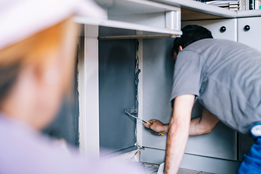 Ongoing Cabinet Painting in a Property in Tampa Florida