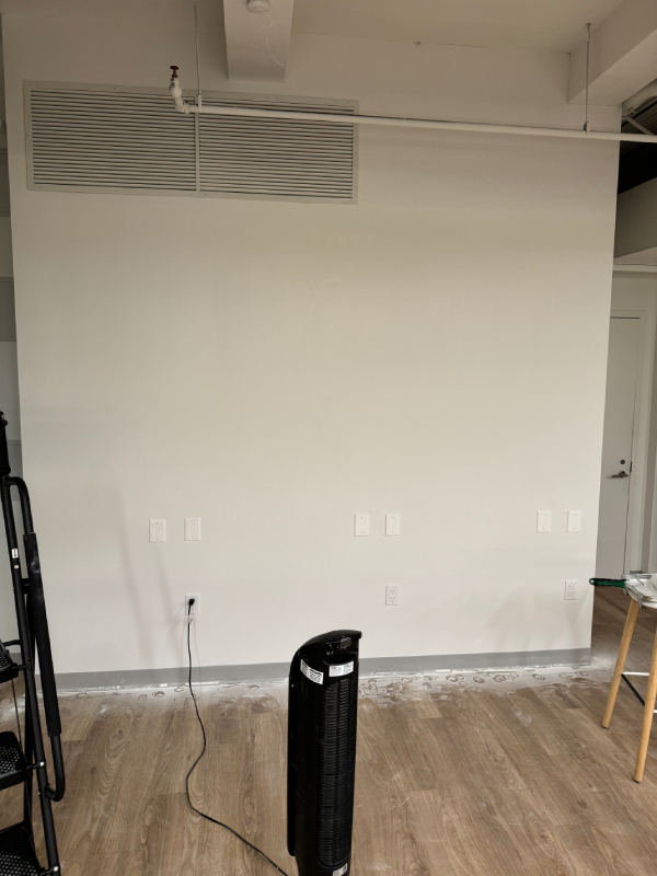 Wall in SoHo After Drywall Repair