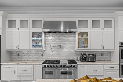 Newly Painted Cabinets in the Kitchen of a Residential Property in Tampa FL