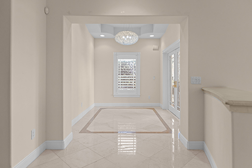 Receiving Area in Tampa Florida Painted White by Local House Painters